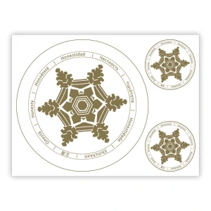 Energetický symbol ledového krystalu Upřímnost