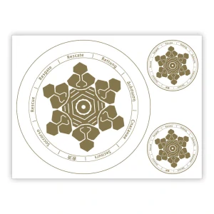 Energetický symbol ledového krystalu Záchrana