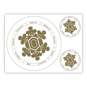 Energetický symbol ledového krystalu Moudrost