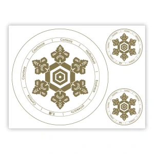 Energetický symbol ledového krystalu Slušnost