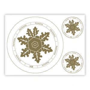 Energetický symbol ledového krystalu Harmonie